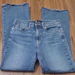 GAP Women'sDENIN 70S FLARE Classic‎  Blue Jeans used good condition zise 8.